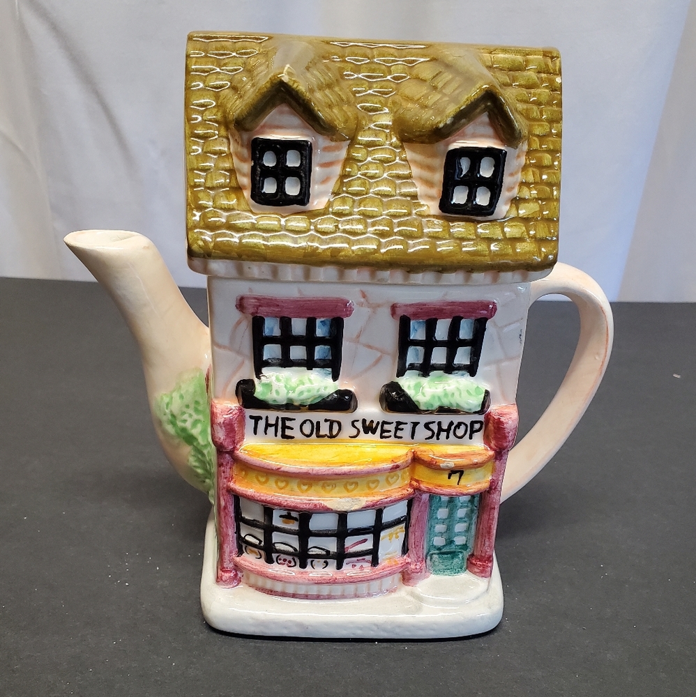 Vintage Unique Sweet Shop teapot